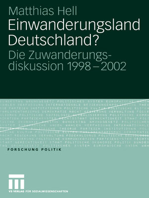 cover image of Einwanderungsland Deutschland?